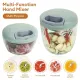Manual Food Chopper | 3 Blades & 5 Blades Vegetable & Onion Chopper - Image 4