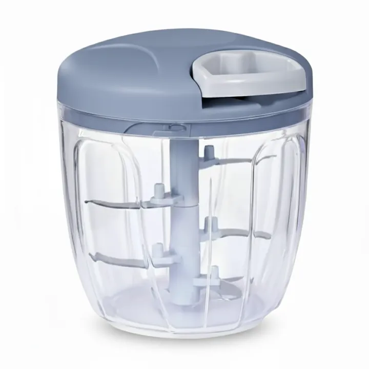 Manual Food Chopper | 3 Blades & 5 Blades Vegetable & Onion Chopper - Image 3
