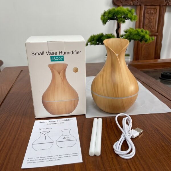 Cool-mist humidifier and aromatherapy diffuser (Model JSQ07)