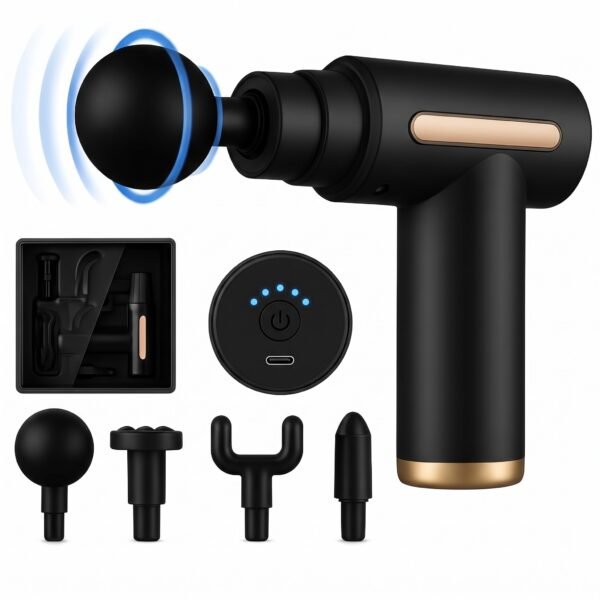 Deep-tissue percussion massage Gun