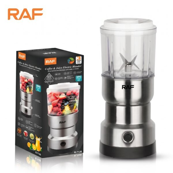 RAF R-7126 2-in-1 Coffee & Juice Electric Blender and Masala Grinder