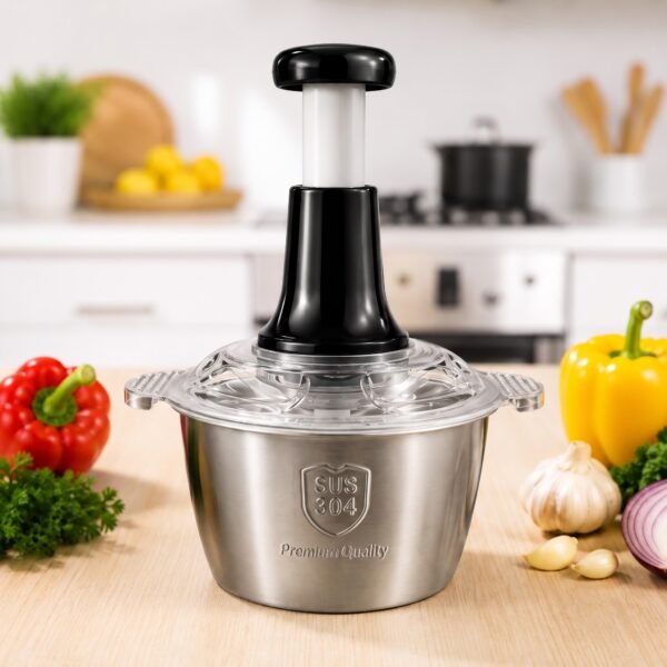 FALARI Multi-Function Hand-Pushing Food Chopper / Vegetable Grater (2L)