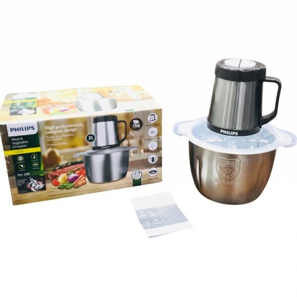 3-Liter Philips Multifunctional Meat and Vegetable Chopper (Model PH-200)